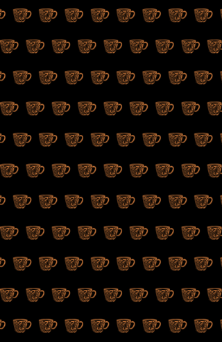 Happiness Coffee Typography