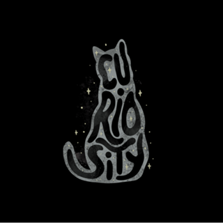 Curiosity Cat Typography