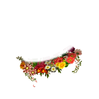 Vintage Heart Flower Collage