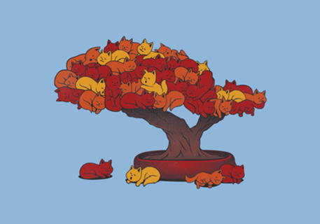 Autumn Bonsai Kitten Cats
