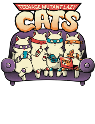 The Teenage Mutant Lazy Cats