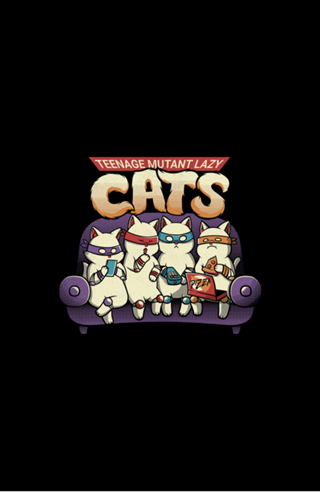 The Teenage Mutant Lazy Cats