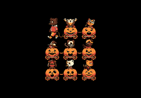 9 Lives Cat Halloween