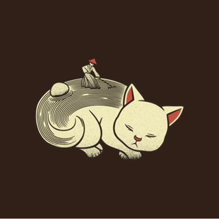 Zen Cat Zen Garden
