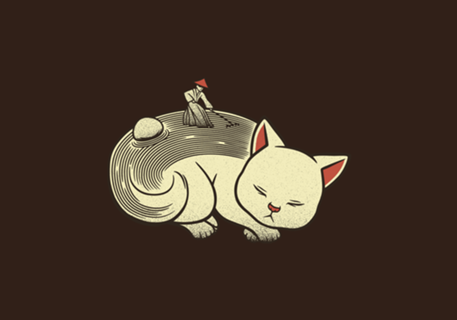 Zen Cat Zen Garden