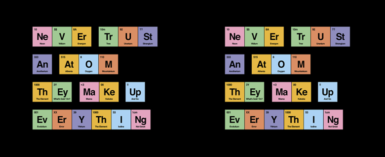Never trust an atom they make up everything