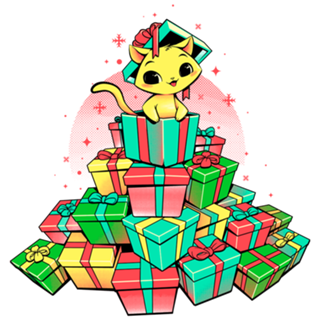 Tons of Xmas Gifts Black