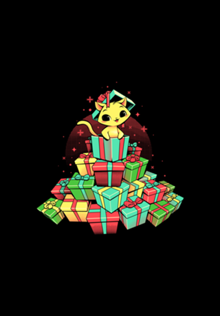 Tons of Xmas Gifts Black