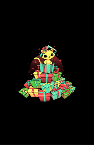 Tons of Xmas Gifts Black