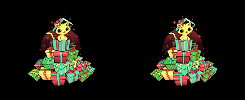 Tons of Xmas Gifts Black