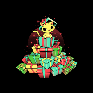 Tons of Xmas Gifts Black