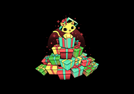 Tons of Xmas Gifts Black
