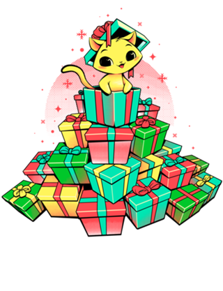 Tons of Xmas Gifts Black