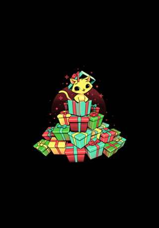 Tons of Xmas Gifts Black