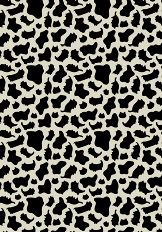Cow Pattern Cat