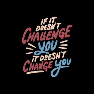 If It Doesn't Challenge You It Doesn't Change You
