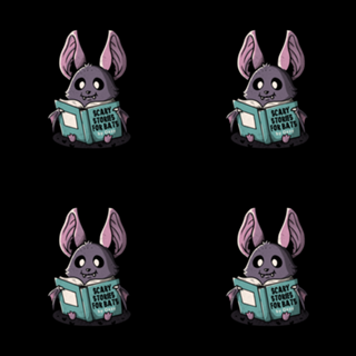 Scary Stories for Bats Book Worm
