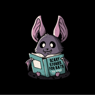 Scary Stories for Bats Book Worm