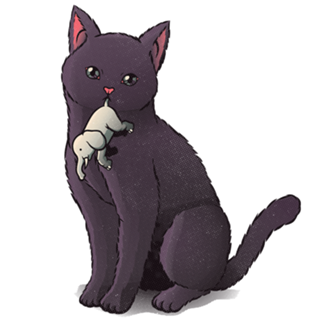 Giant Cat, Tiny Elephant