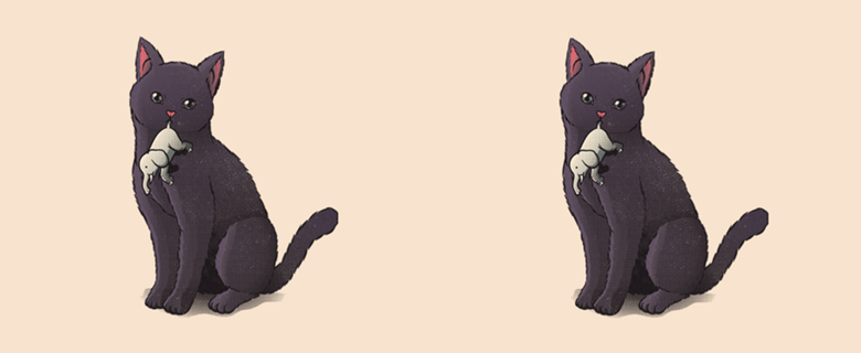 Giant Cat, Tiny Elephant