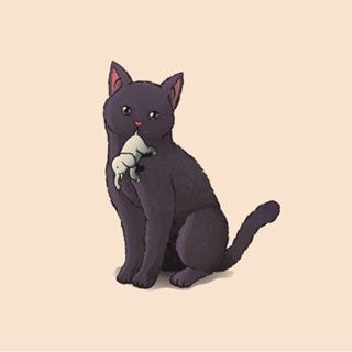 Giant Cat, Tiny Elephant