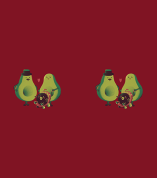 Avocado Family Best Mom Best Dad