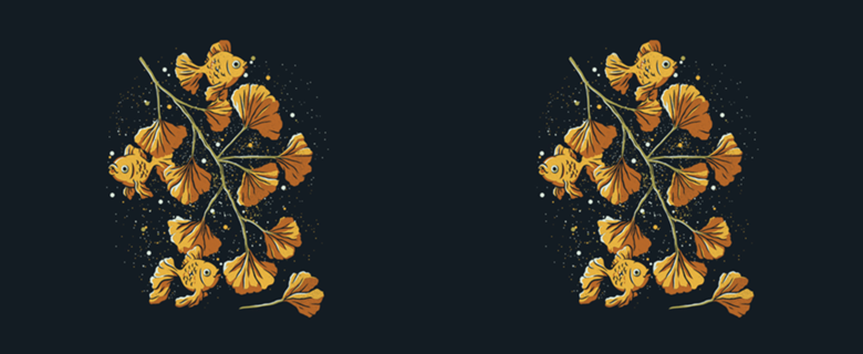 Ginkgo Golden Fish