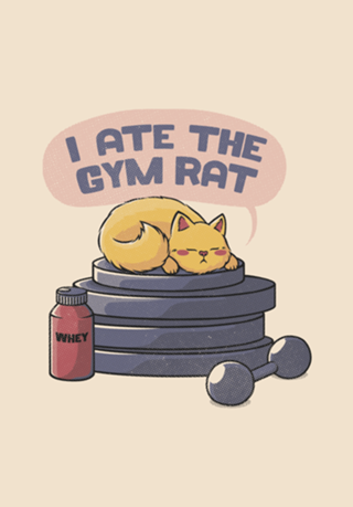 I ate the gym rat cream