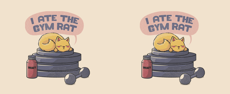 I ate the gym rat cream