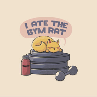I ate the gym rat cream