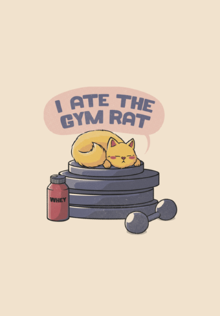 I ate the gym rat cream