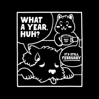 What a Year! It's February Dog and Cats