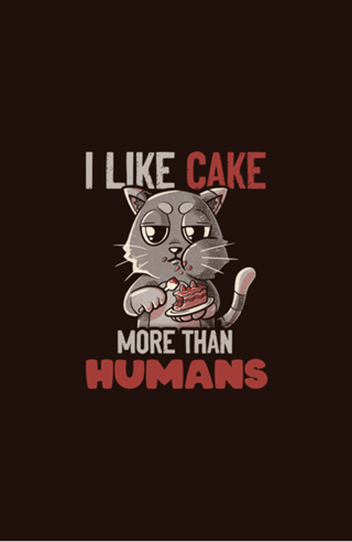 I Like Cake More Than People