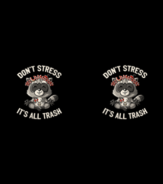 Don't Stress It's All Trash Racoon
