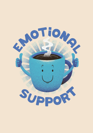 Emotional Support Coffee Light