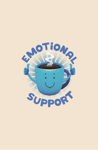 Emotional Support Coffee Light