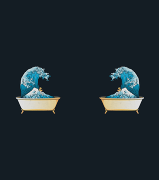 Bathtub Kanagawa Wave