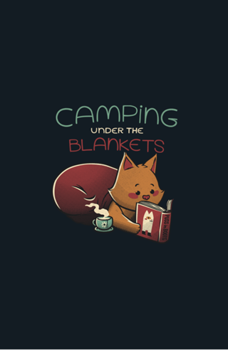 Camping Under The Blanket Book and Tea