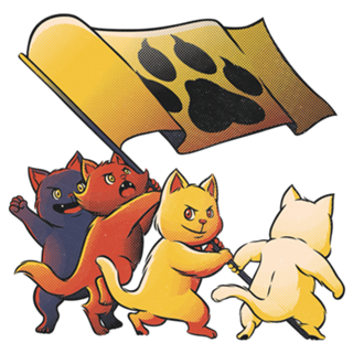 Raising the flag on Iwo Jima cats world domination