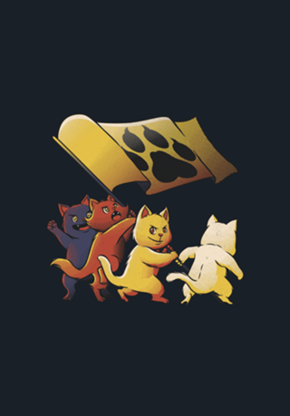 Raising the flag on Iwo Jima cats world domination
