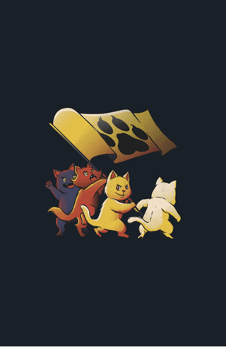 Raising the flag on Iwo Jima cats world domination