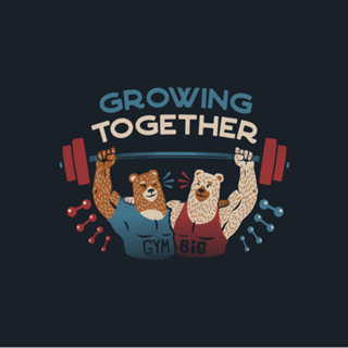 Growing Together Gym Bears Blue