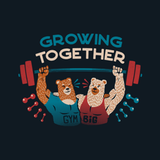 Growing Together Gym Bears Blue