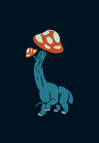 Mushroom Dinosaur Brachiosaurus