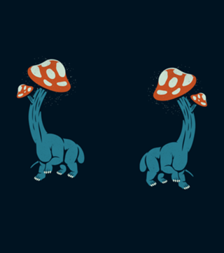 Mushroom Dinosaur Brachiosaurus