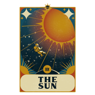 Astronaut Tarot Sun