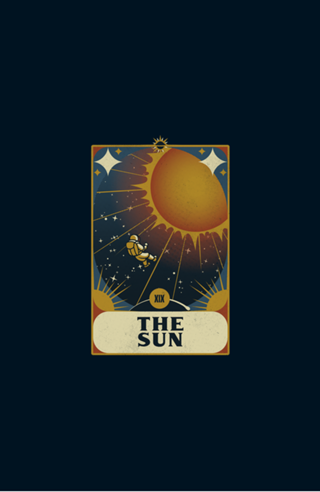 Astronaut Tarot Sun