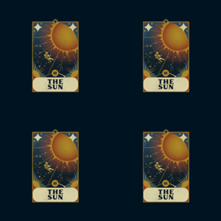 Astronaut Tarot Sun