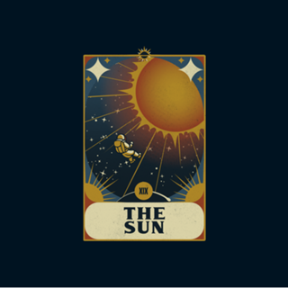 Astronaut Tarot Sun