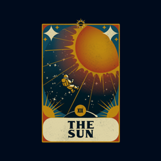 Astronaut Tarot Sun